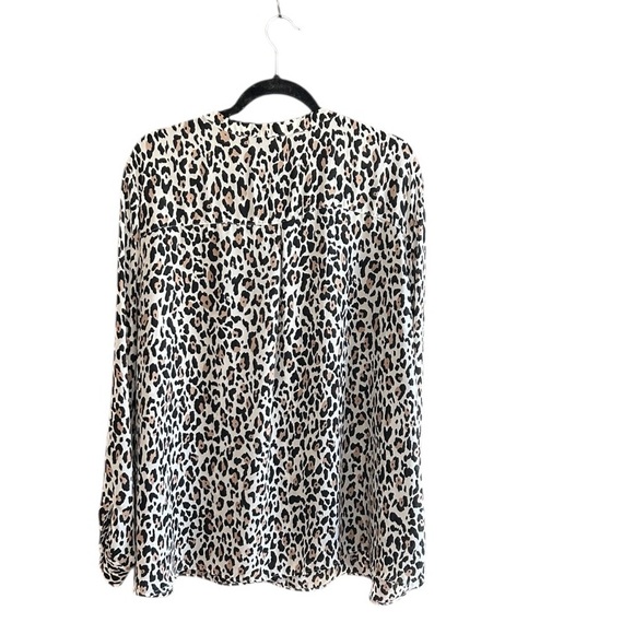 Maurices animal print V-neck pullover tunic blouse Sz 3 (3X) - Picture 2 of 7